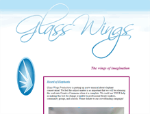 Tablet Screenshot of glasswings.com